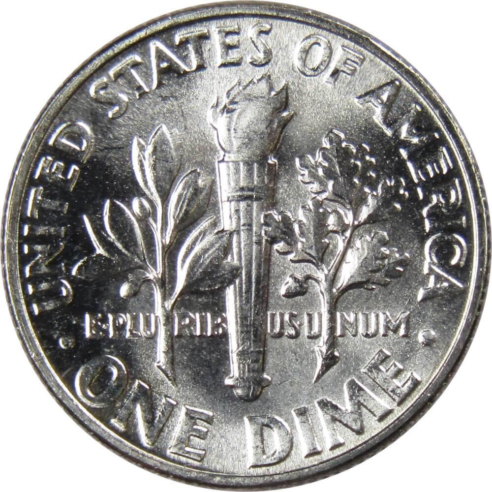 1957 Roosevelt Dime BU Uncirculated Mint State 90% Silver 10c US Coin