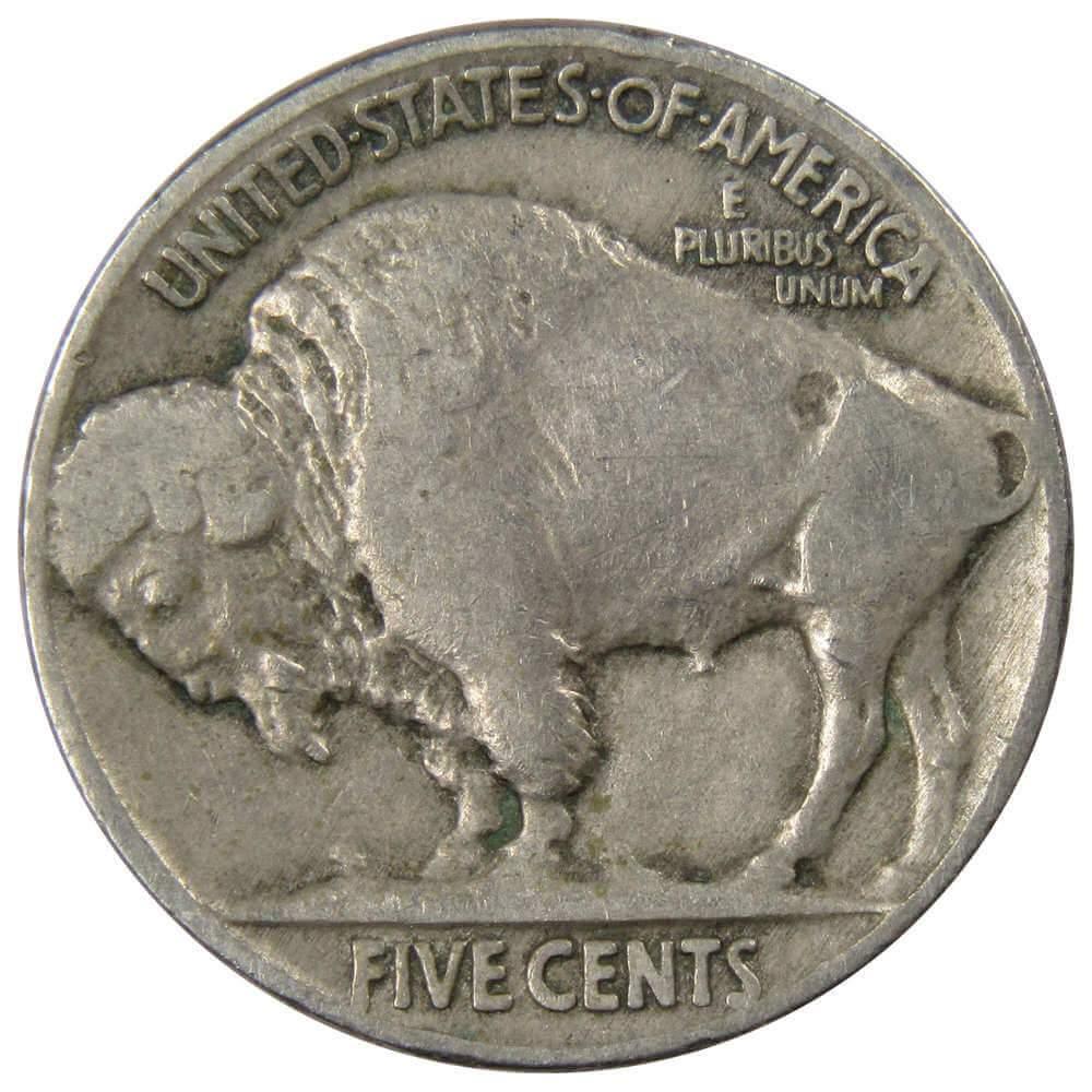 1937 D Indian Head Buffalo Nickel 5 Cent Piece F Fine 5c US Coin