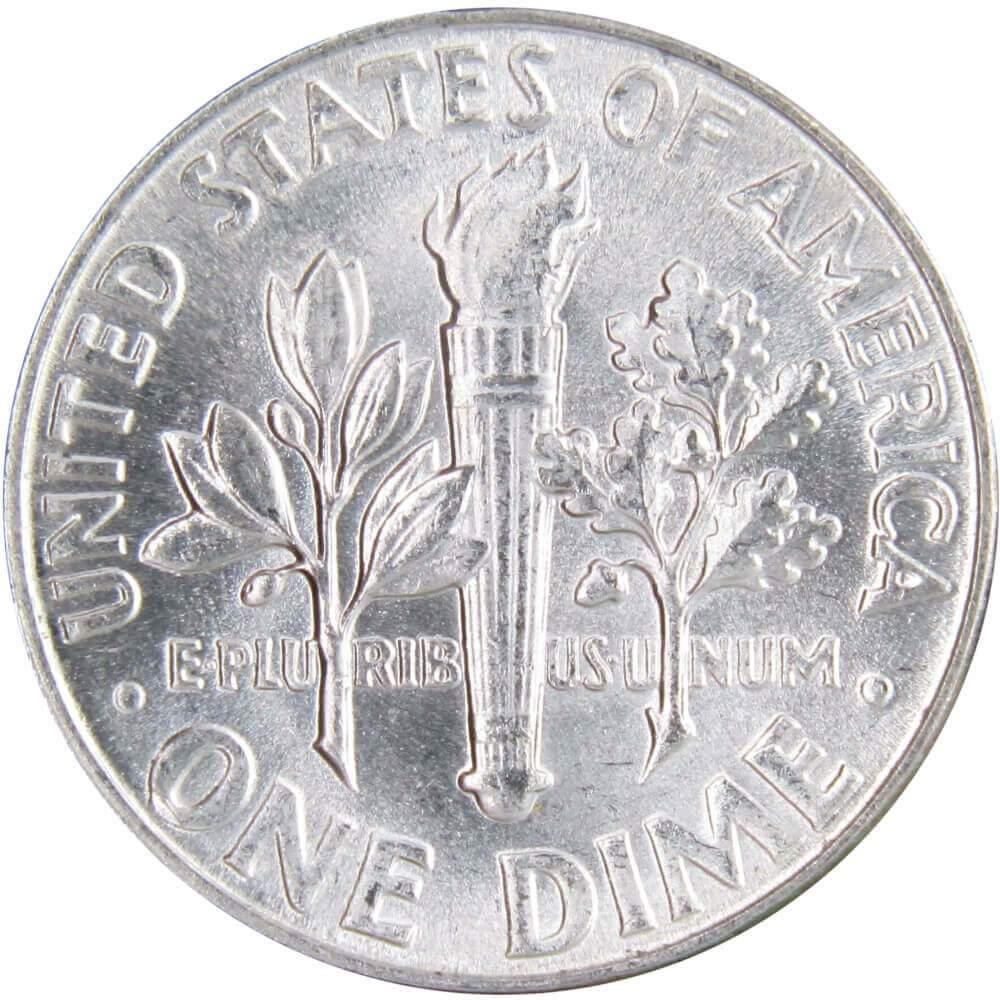 1956 Roosevelt Dime BU Uncirculated Mint State 90% Silver 10c US Coin