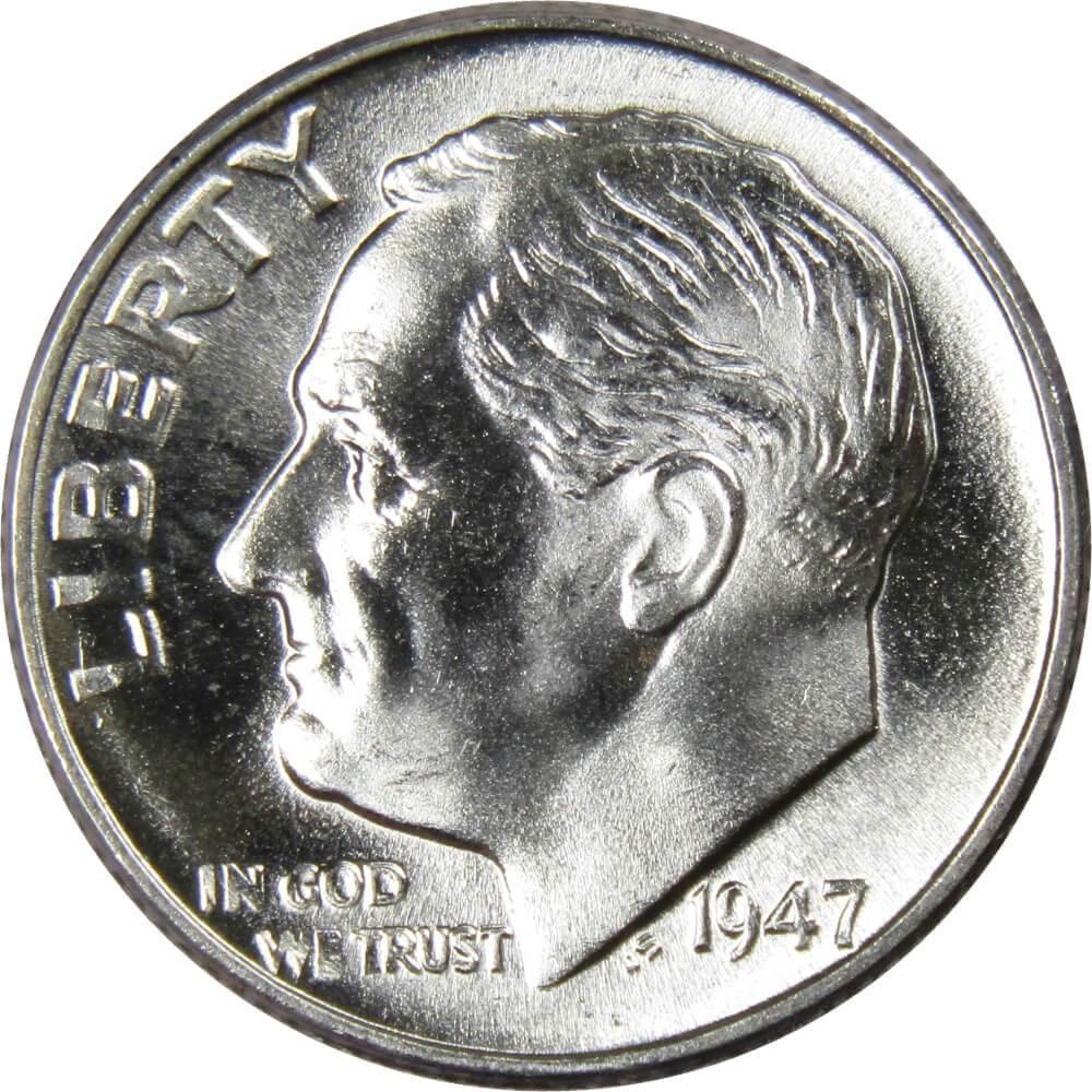 1946 D Roosevelt Dime BU Uncirculated Mint State 90% Silver 10c US