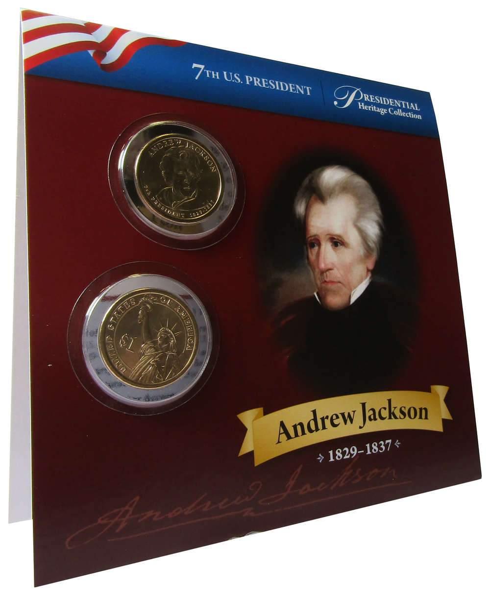 2008 Andrew Jackson Presidential Dollar $1 Missing Edge Lettering