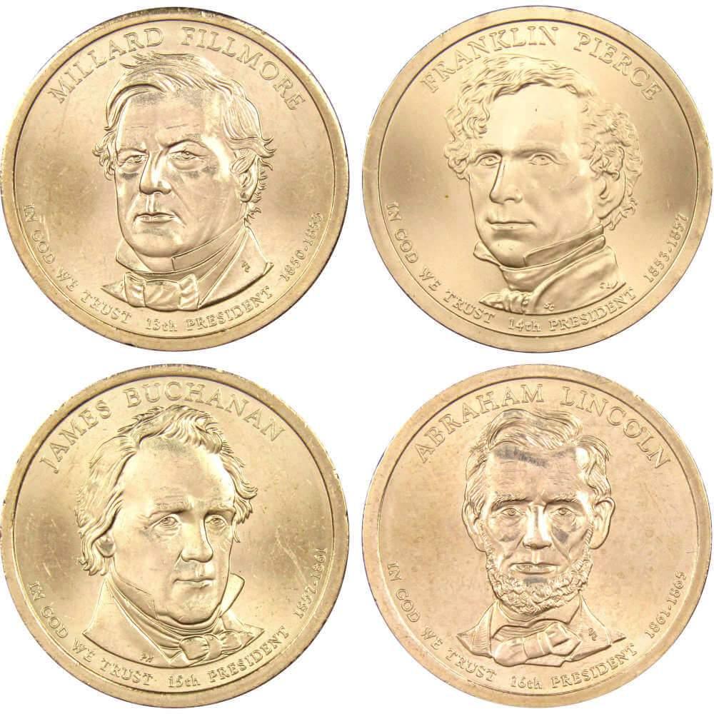 2010 P Millard Fillmore Presidential Dollar BU Uncirculated $1 Coin