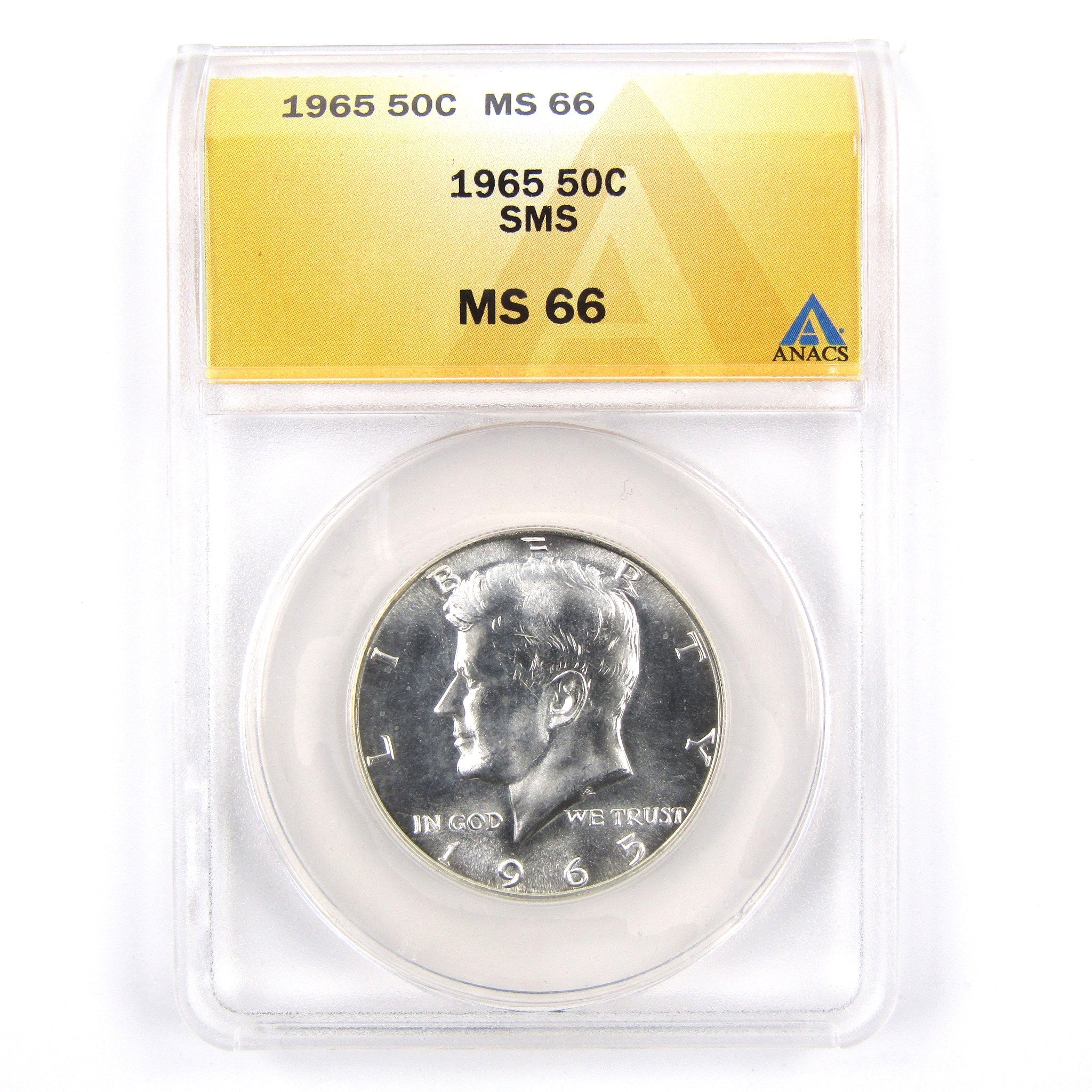 1964 D Kennedy Half Dollar MS 65 ANACS Silver Uncirculated SKU:CPC2296