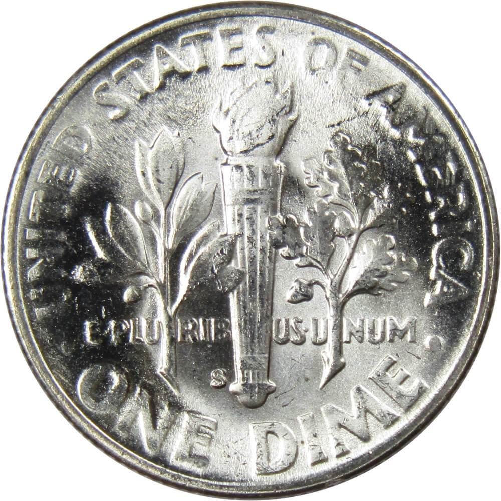 1946 D Roosevelt Dime BU Uncirculated Mint State 90% Silver 10c US