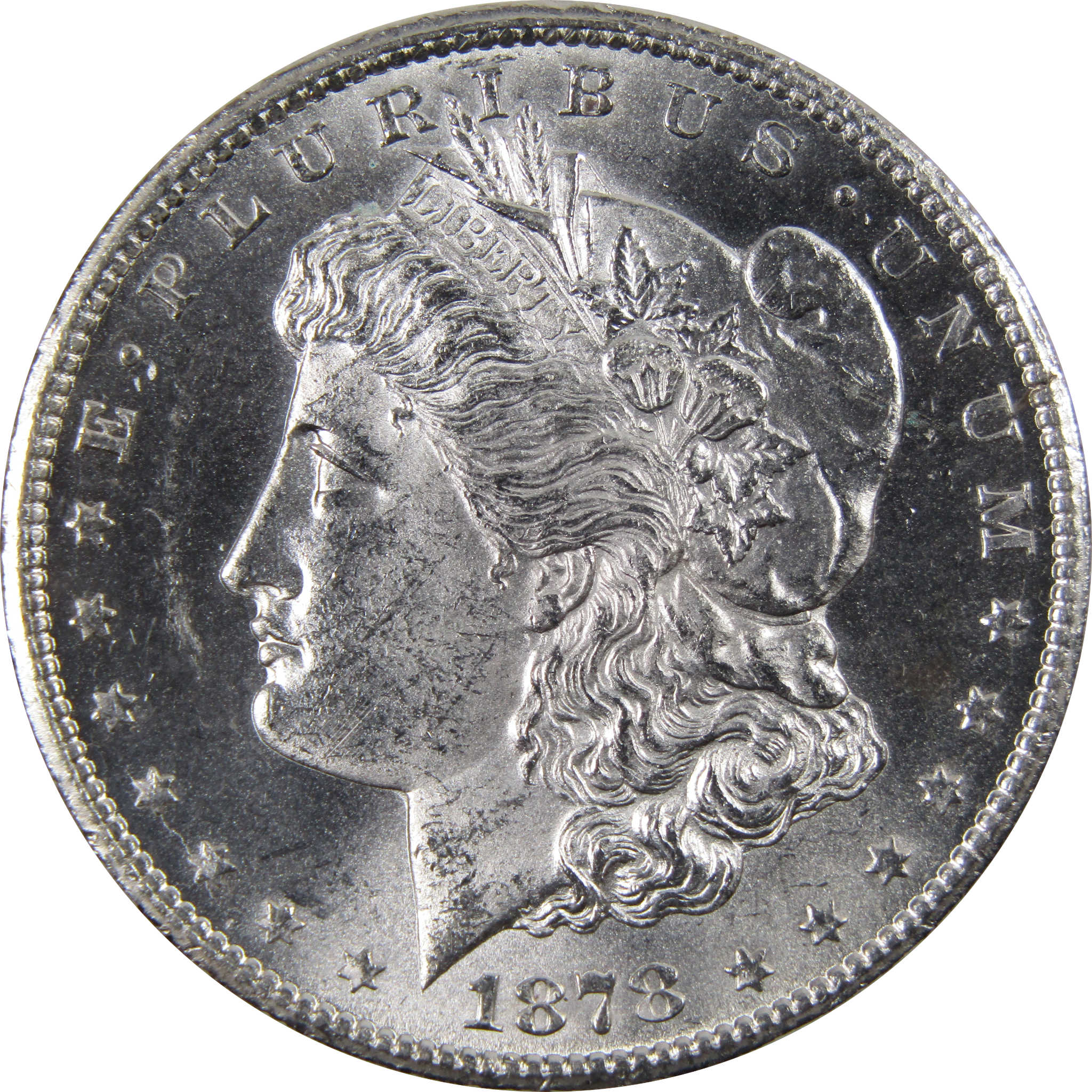 1878 CC Morgan Silver Eagle Dollar Coin AVG BU UNC VAM 20 R5 VERY