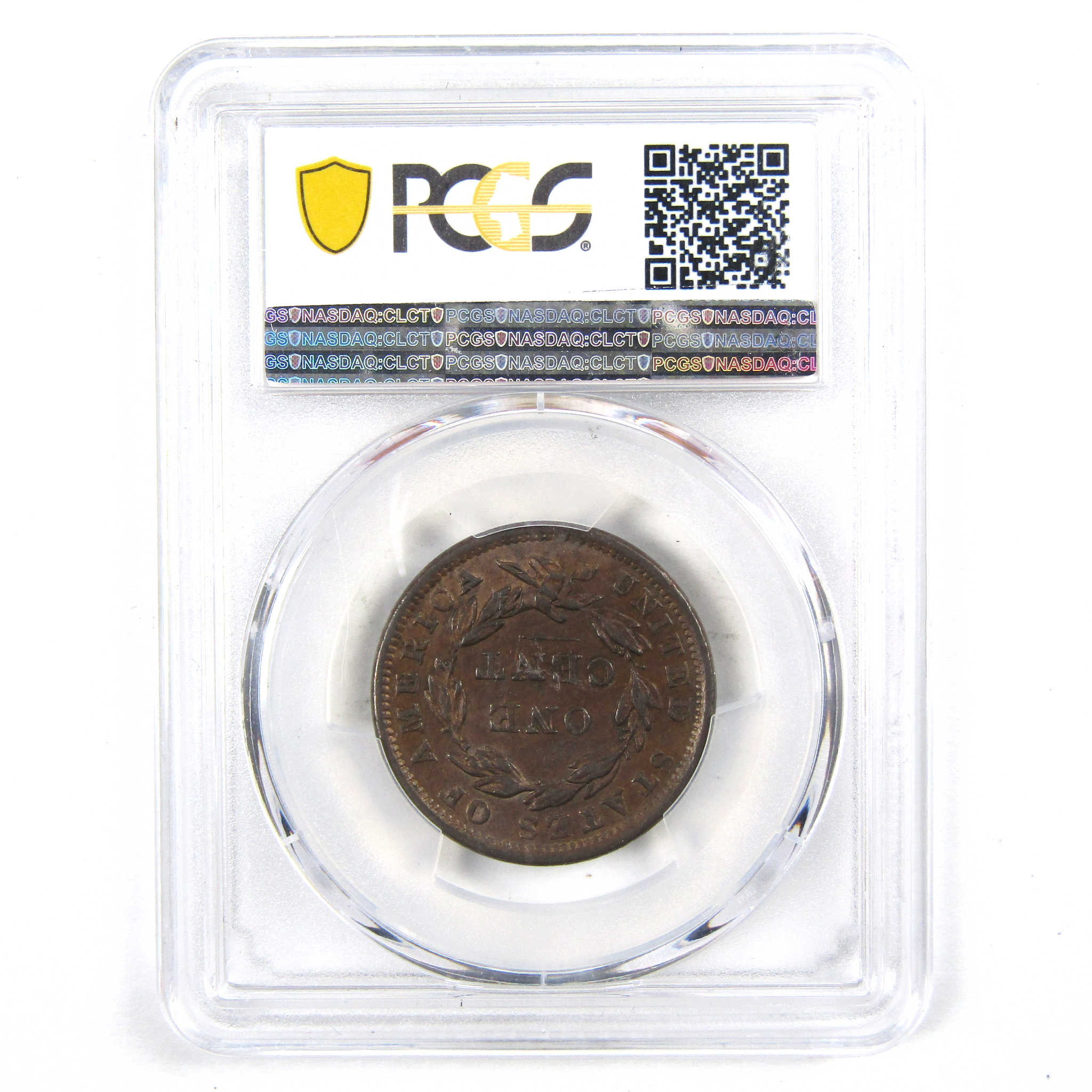 1823 N-2 Coronet Head Large Cent AU 58 BN NGC Copper Penny 1c Coin