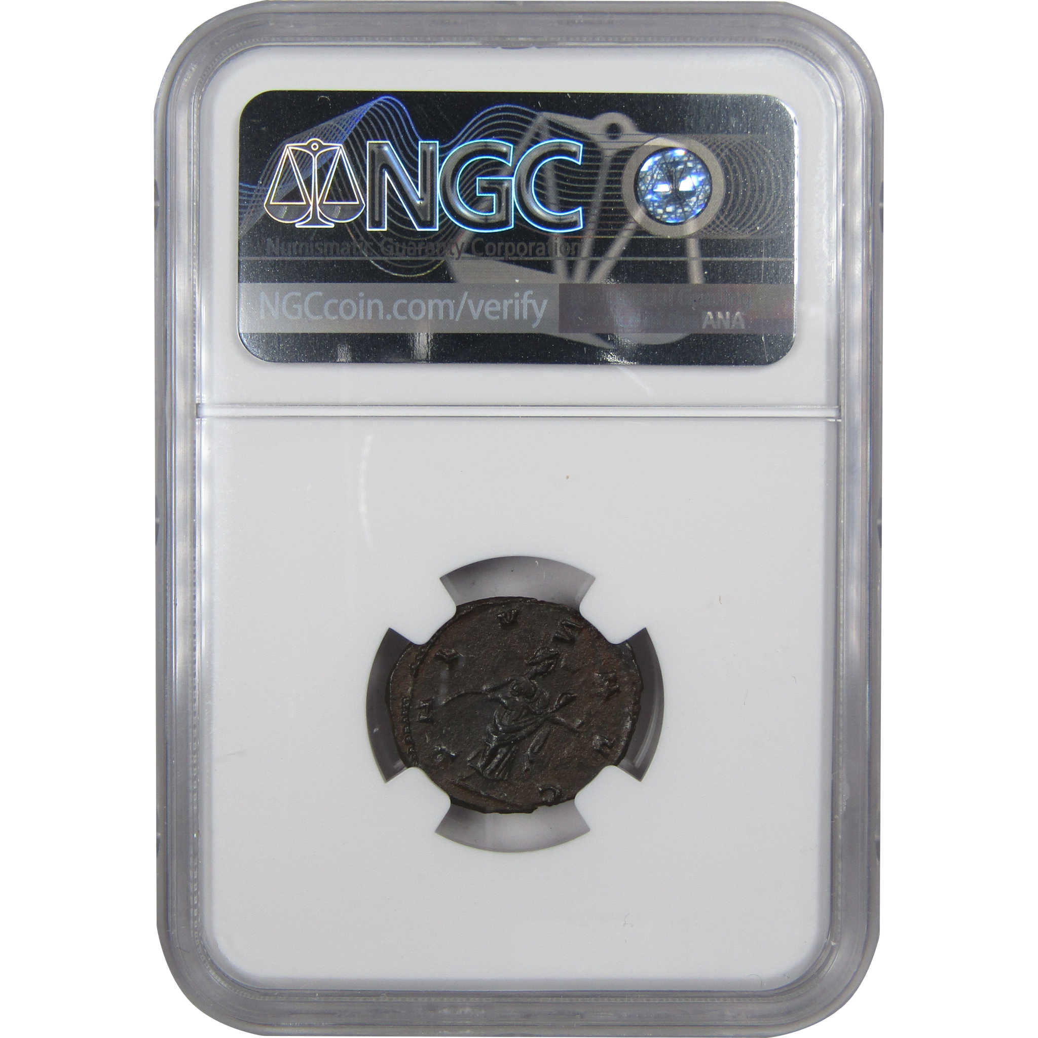 AD 269-271 Romano-Gallic VictorinDouble DenariAU NGC Ancient SKU:I1924