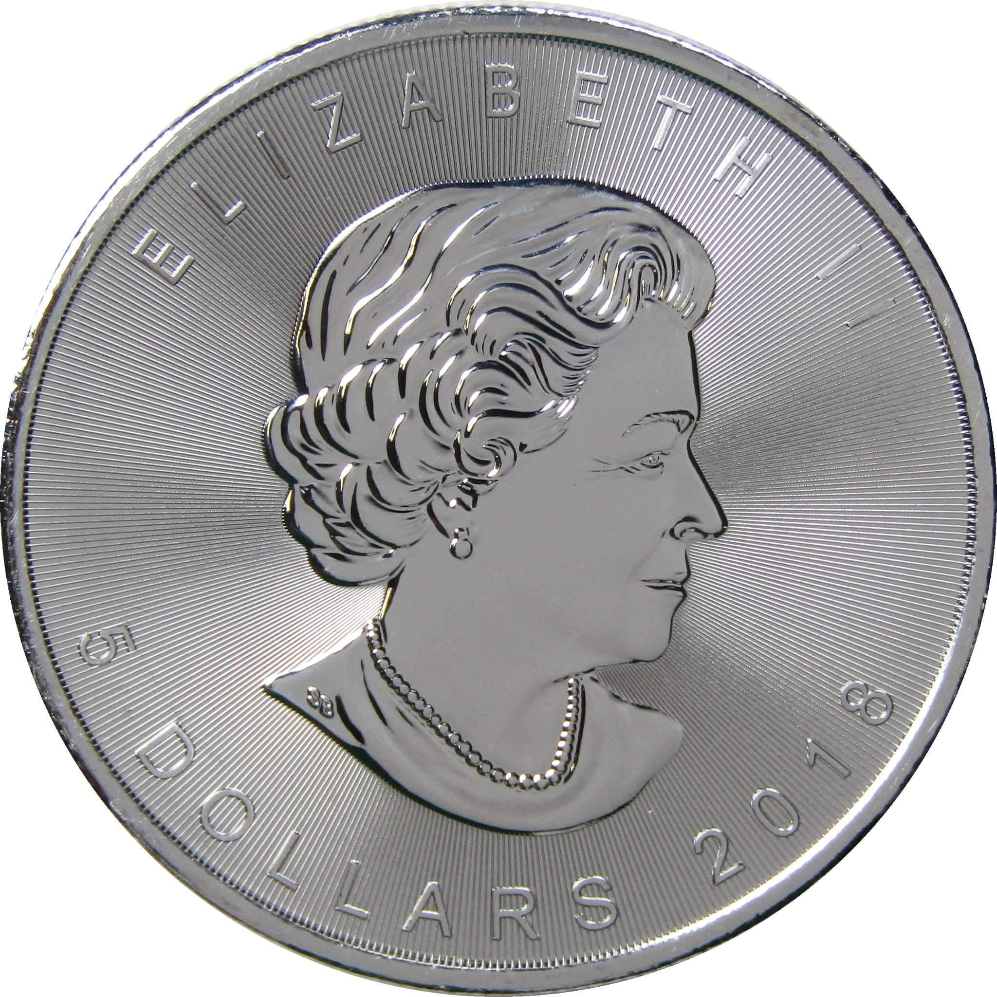 2022 Canadian Maple Leaf BU 1 oz .9999 Silver $5 Coin