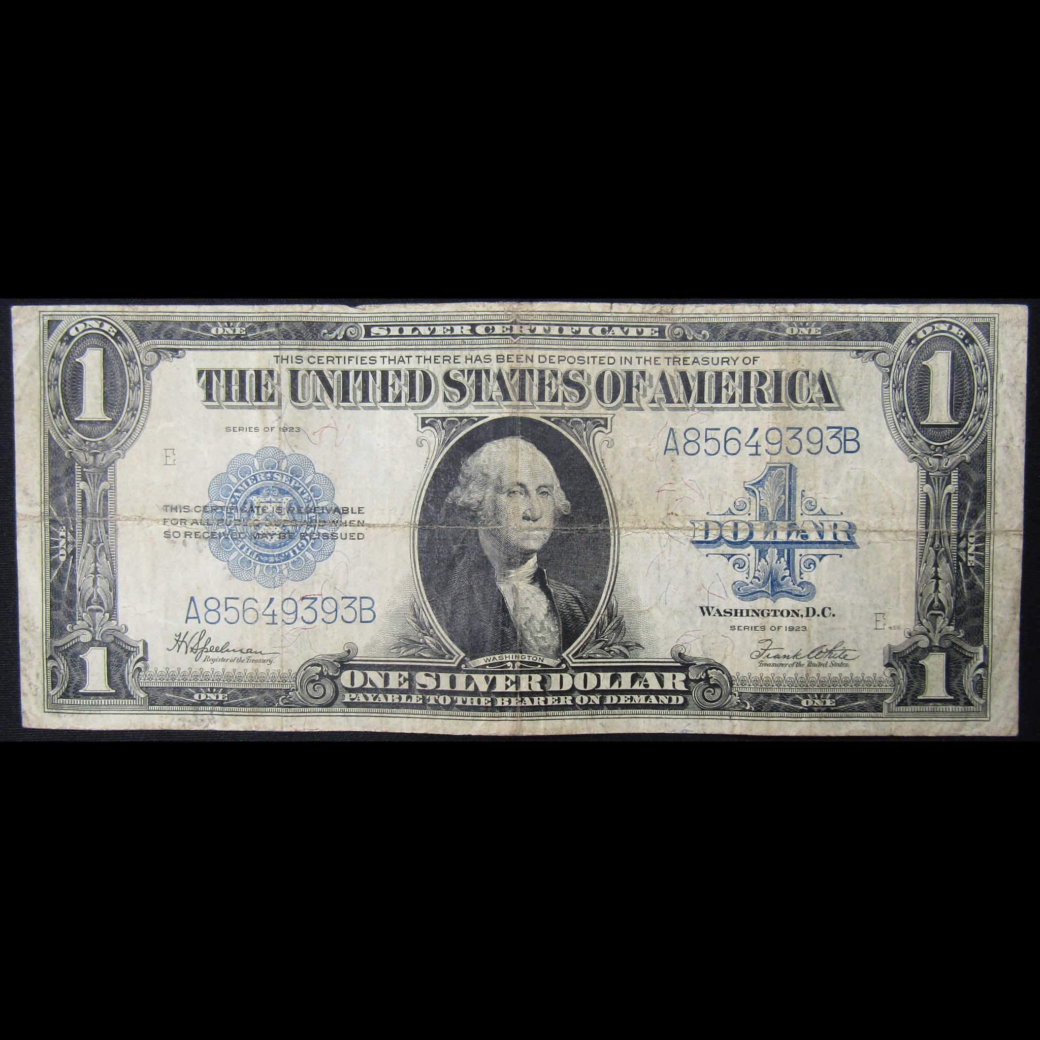 1935 Series $1–$10 Silver Certificate “Yellow Seal” Note 3-pc Set VF