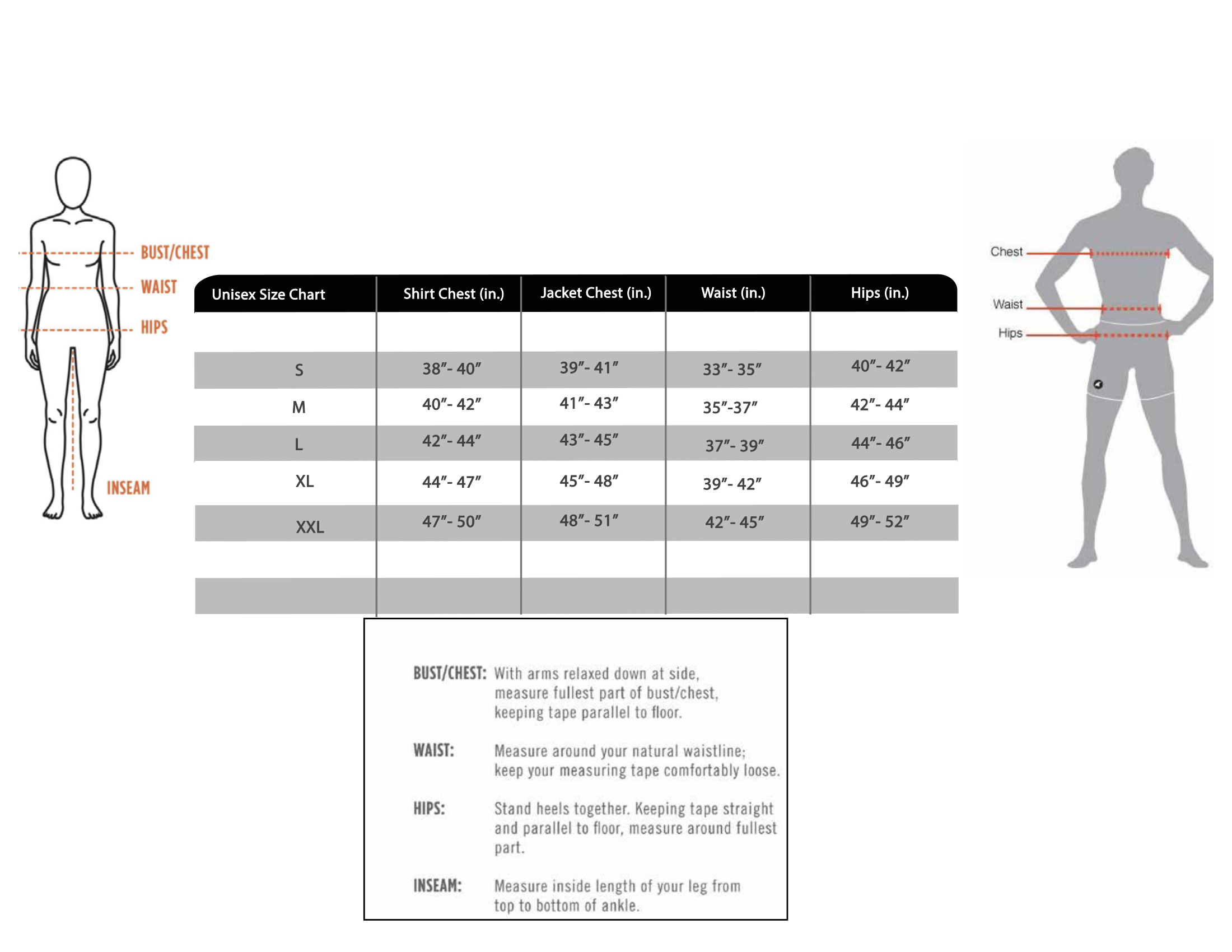 Sizing Chart – Jamber