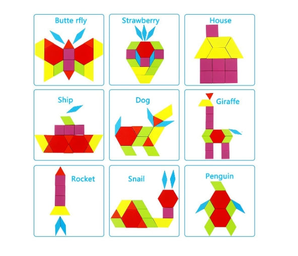 pattern blocks cards