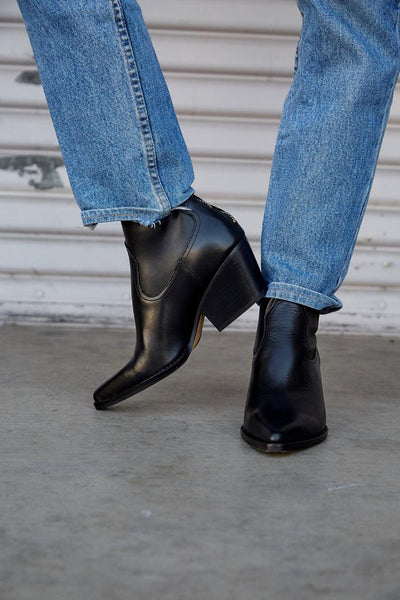 dolce vita women's shanta leather western booties