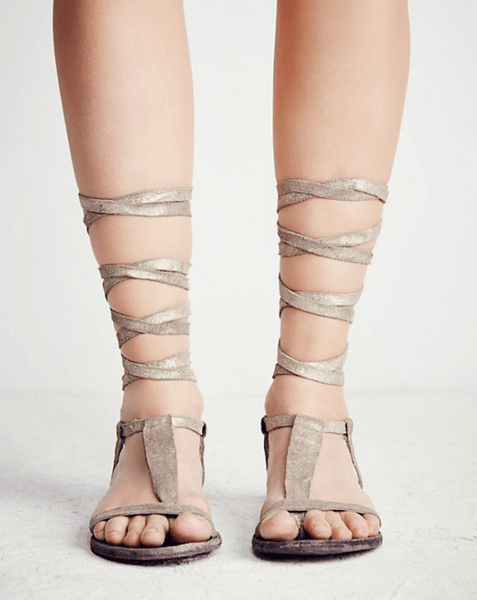Dahlia Lace Up Sandal by Free People - FINAL SALE – SHOPLUNAB