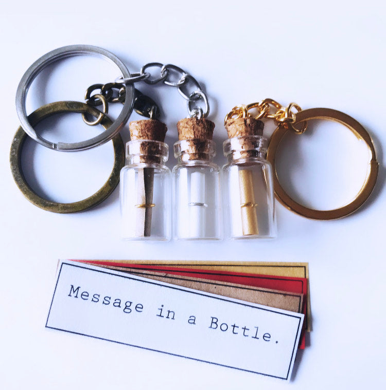 Message in Bottle sleutelhanger – and Jules
