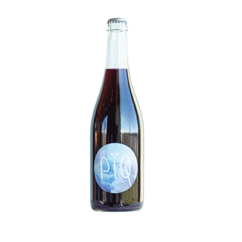 Image shows a bottle of Trail Estates Piquette wine
