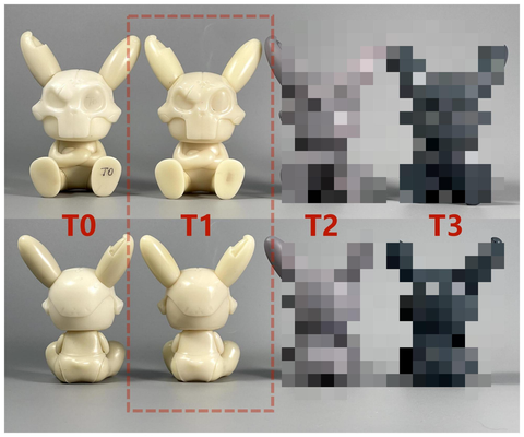 1. This is the 3.5 blank RabbotZ in the T1 Sample after the first mold refinement.