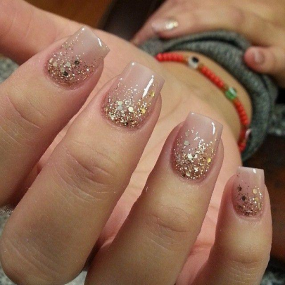 sparkly prom Nails