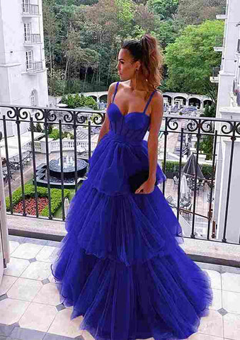 2024 Royal Blue Evening Formal Dresses