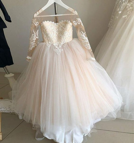 real flower girl dress