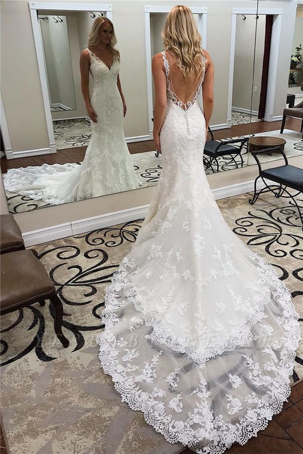Mermaid Lace Wedding Dresses 2023