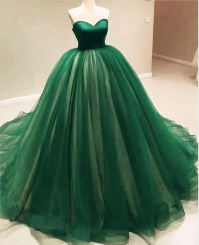 Ball Gown Green Quinceanera Dresses Sleeveless