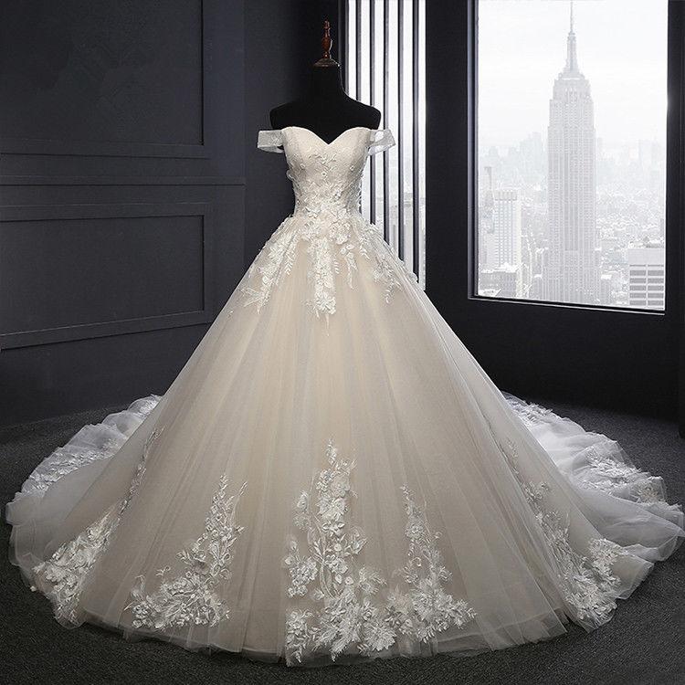 Lace Ivory Wedding Dresses