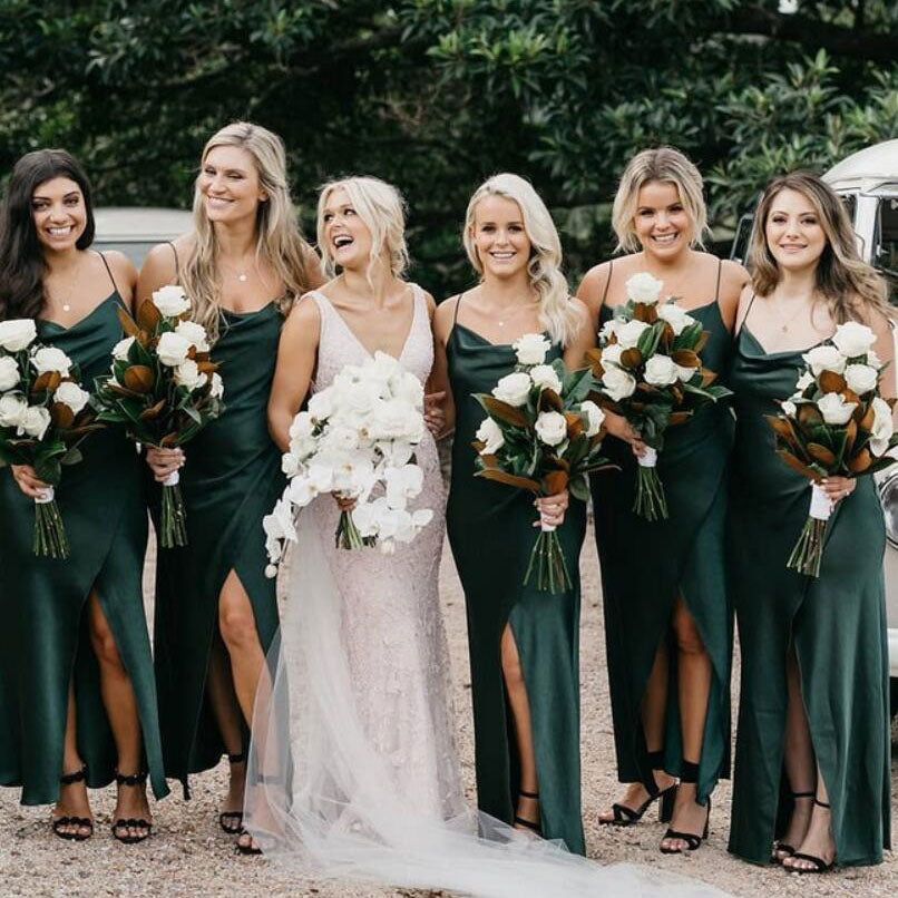 Emerald Bridesmaid Dresses for Wedding