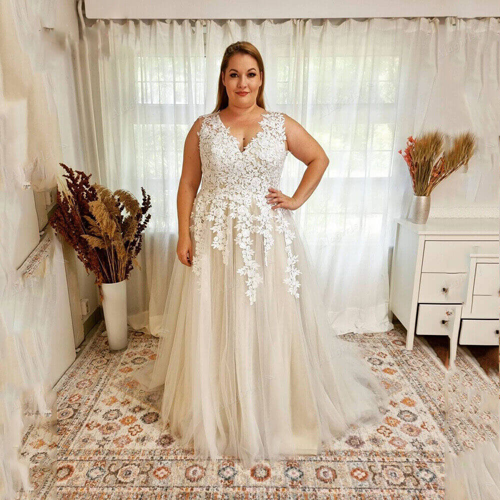 Vestidos de novia de talla grande reino unido