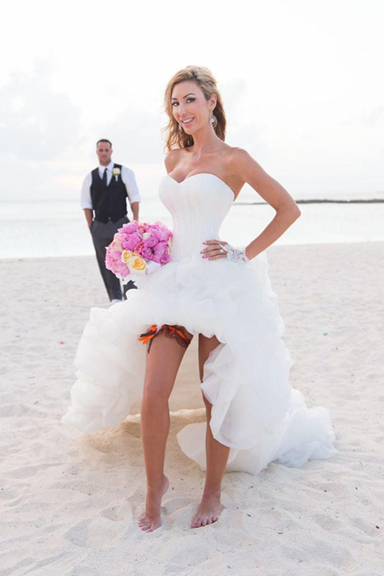 Hi low beach bridal dresses 2023