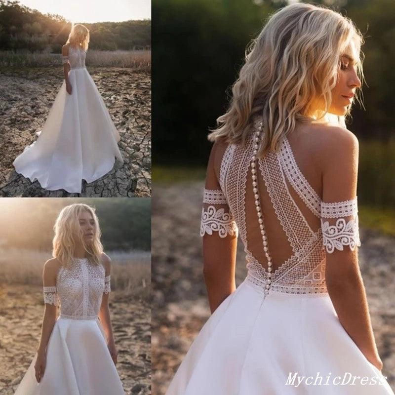 vestidos de novia casuales bohemios