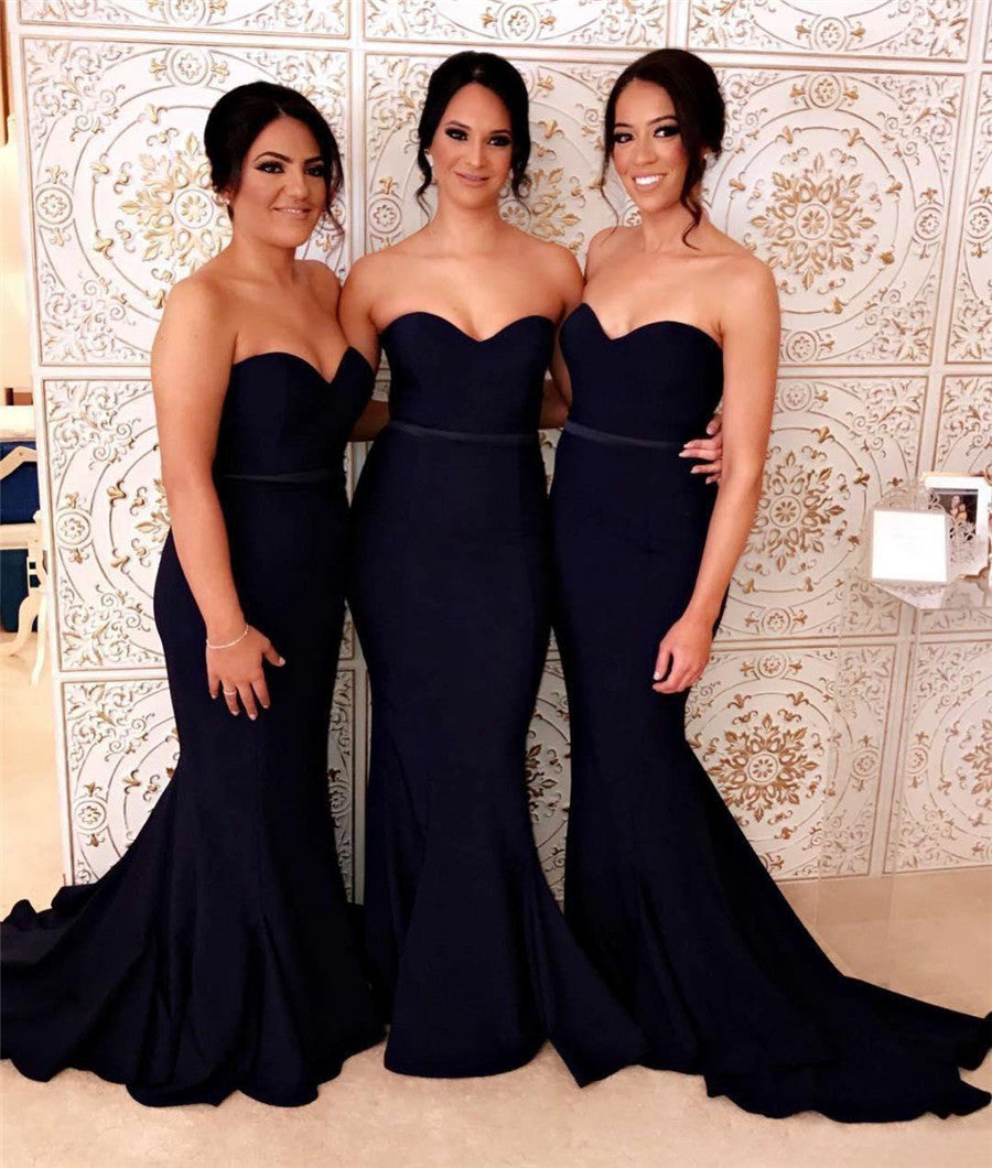 Sexy Black Bridesmaid Dresses