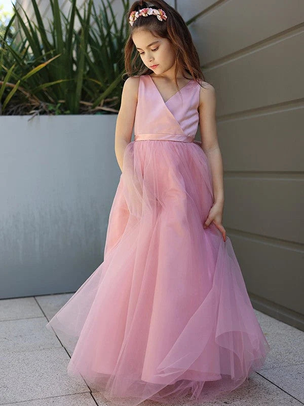 Pink Flower Girl Dresses Cheap