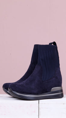 navy sock boots ireland