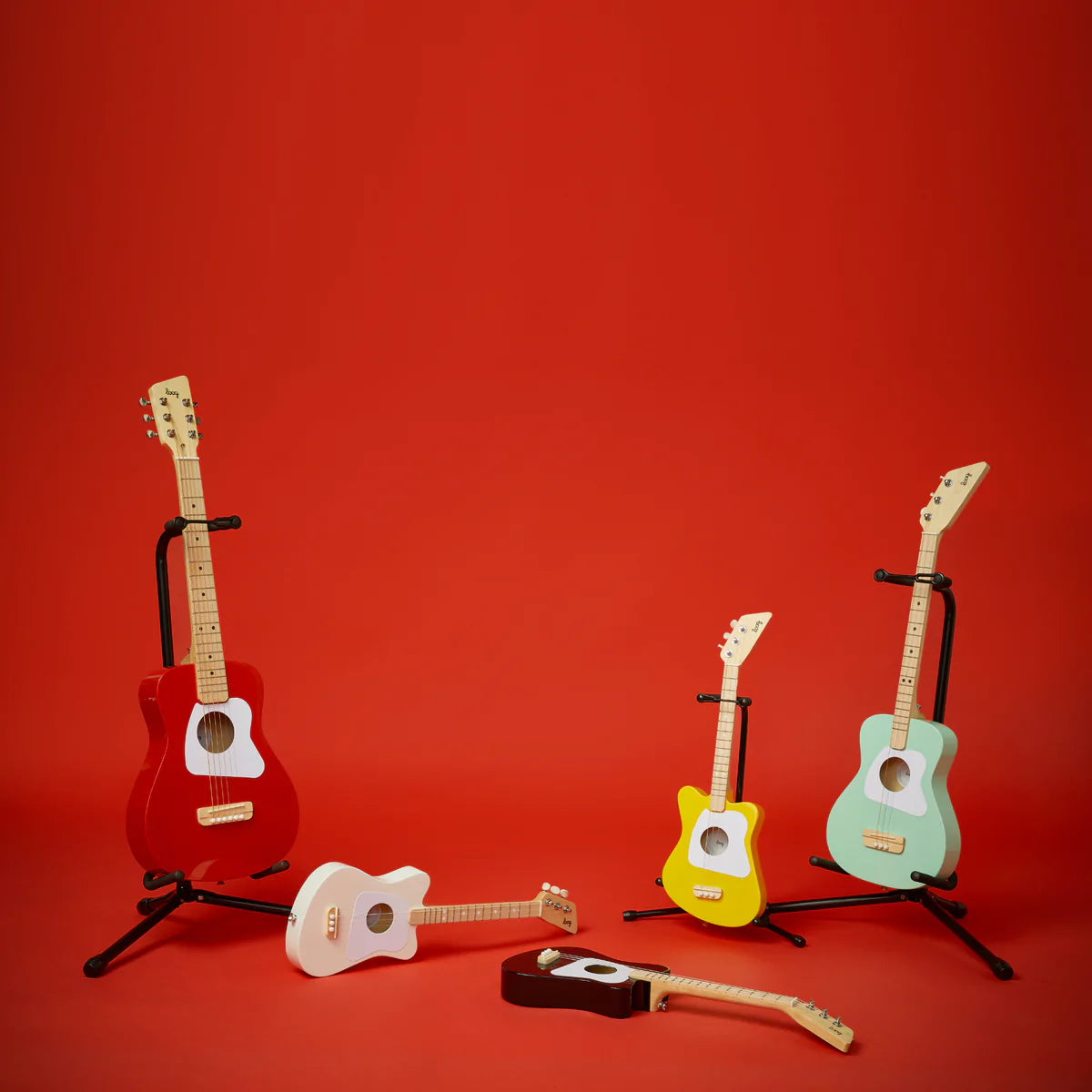 Drijvende kracht fenomeen Ga op pad Kids' Guitar Reimagined: Loog Guitars