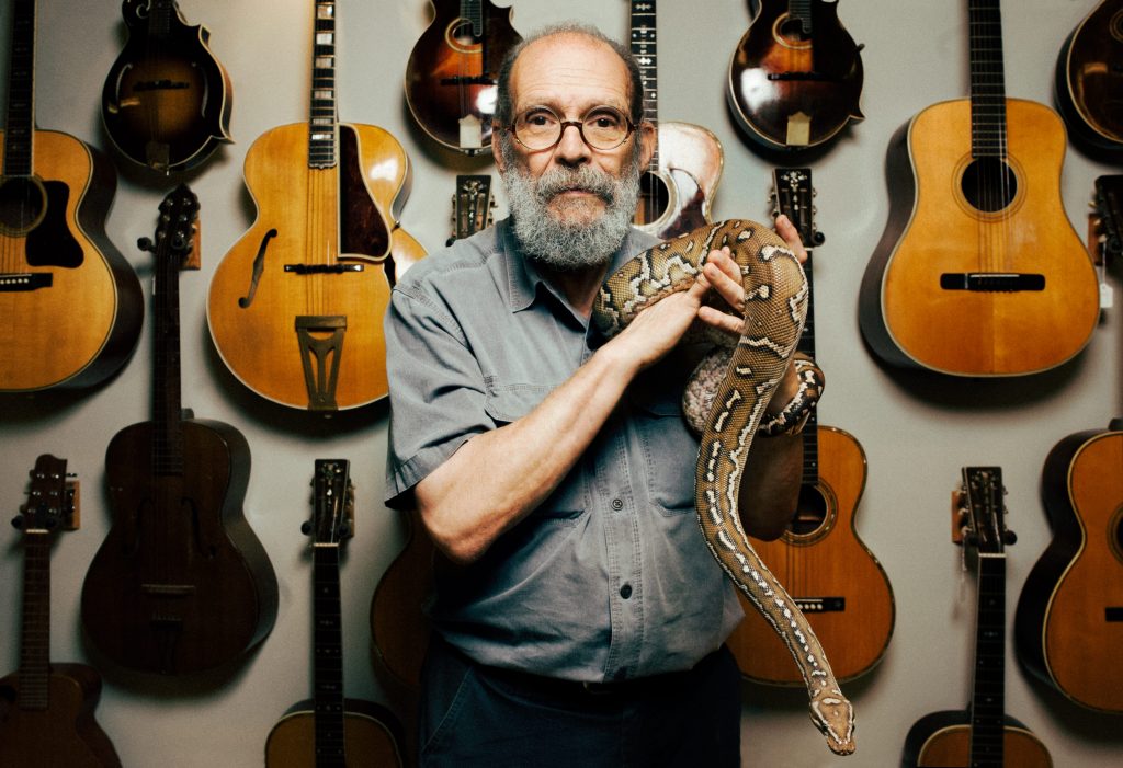 George Gruhn and one of his snakes