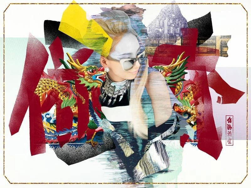 CL Chaerin wore REVÉ by RENÉ iconic Unicorn sunglasses for Pedderzine.