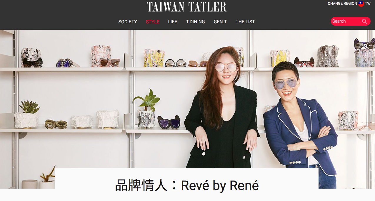 REVÉ and Sunset collaboration featured in Tatler