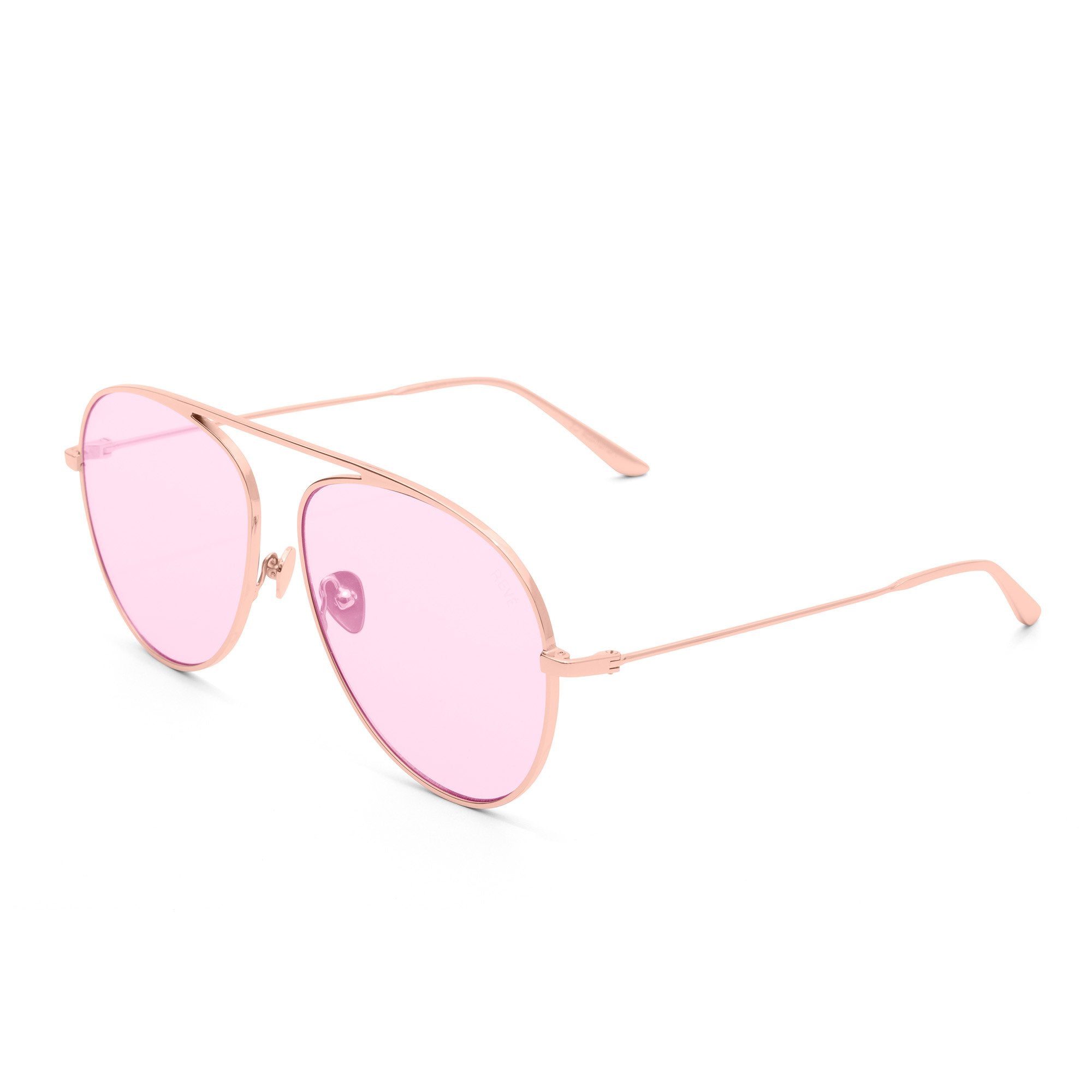 REVE by RENE jellybean sunglasses in pink