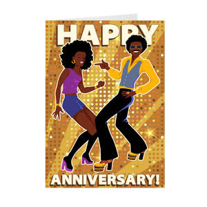 African American Anniversary Cards Black Stationery