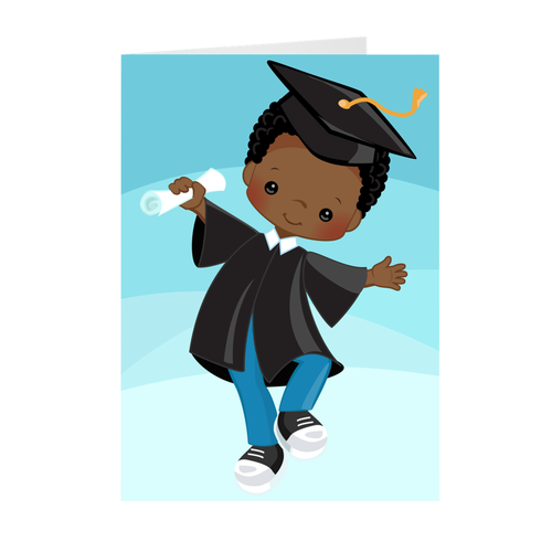 African American Graduation Cards Black Stationery