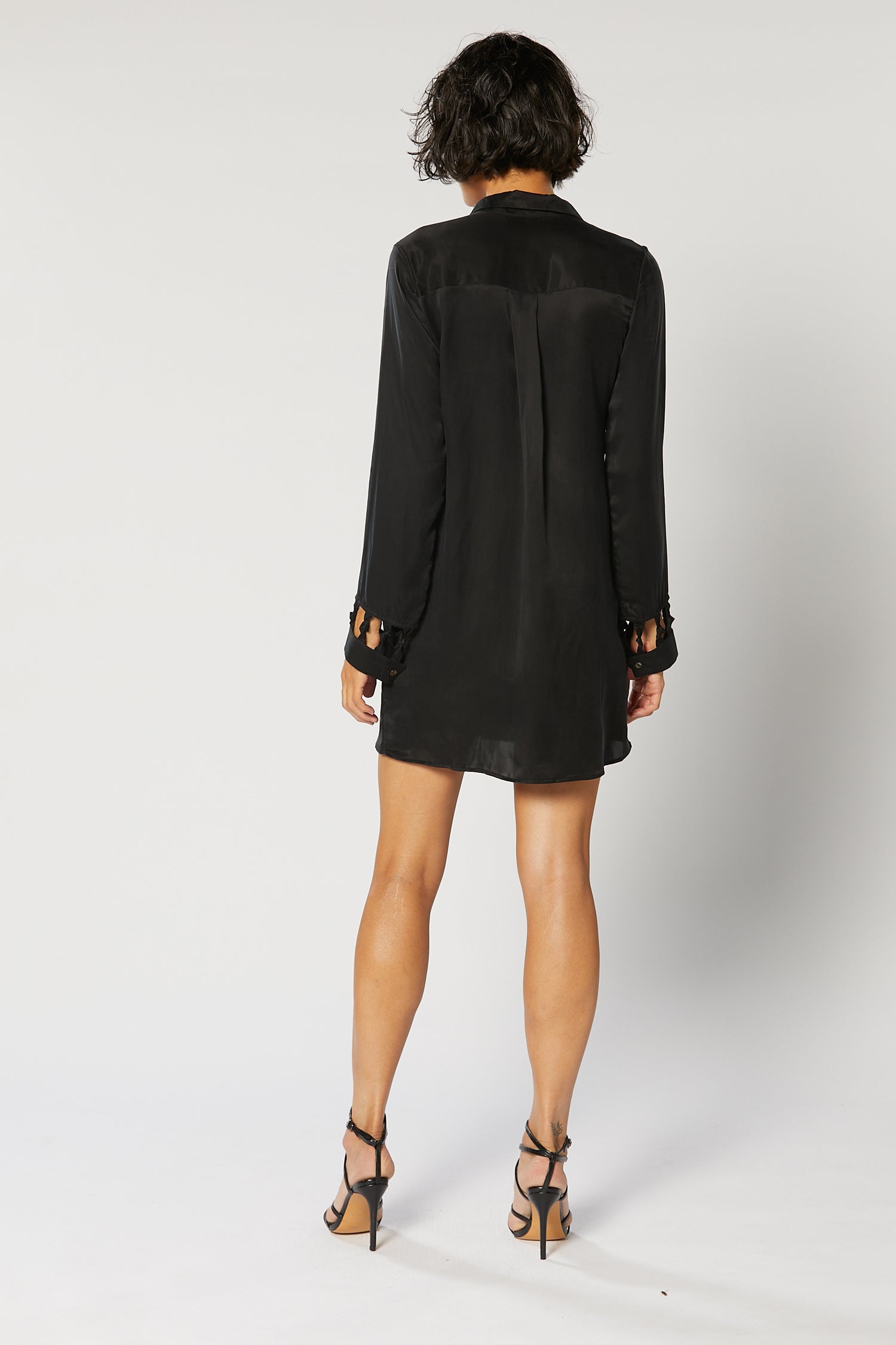 AUBREY SHIRT DRESS BLACK