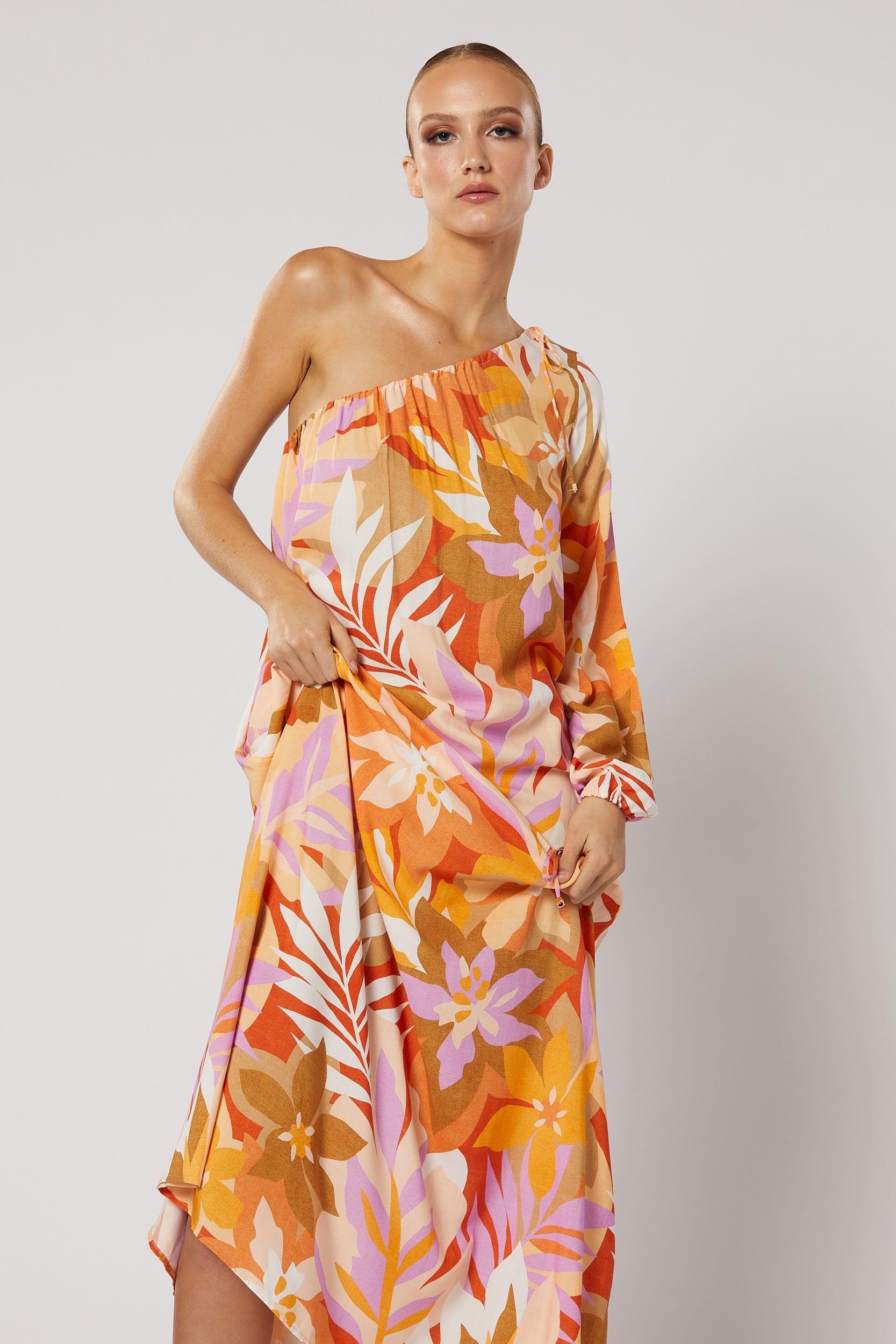 ODYSSEY ONE SHOULDER DRESS