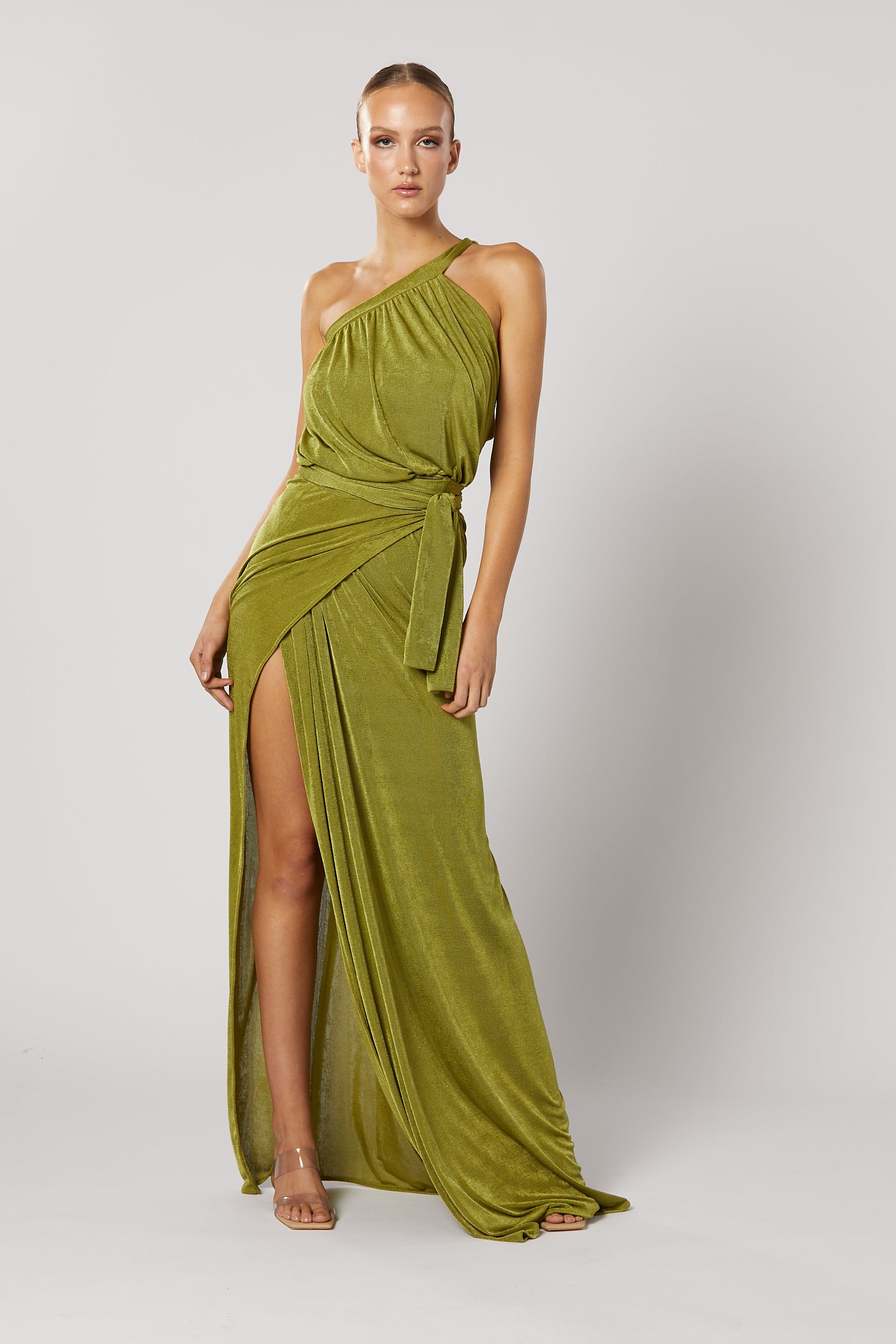 XENIA MAXI DRESS GREEN