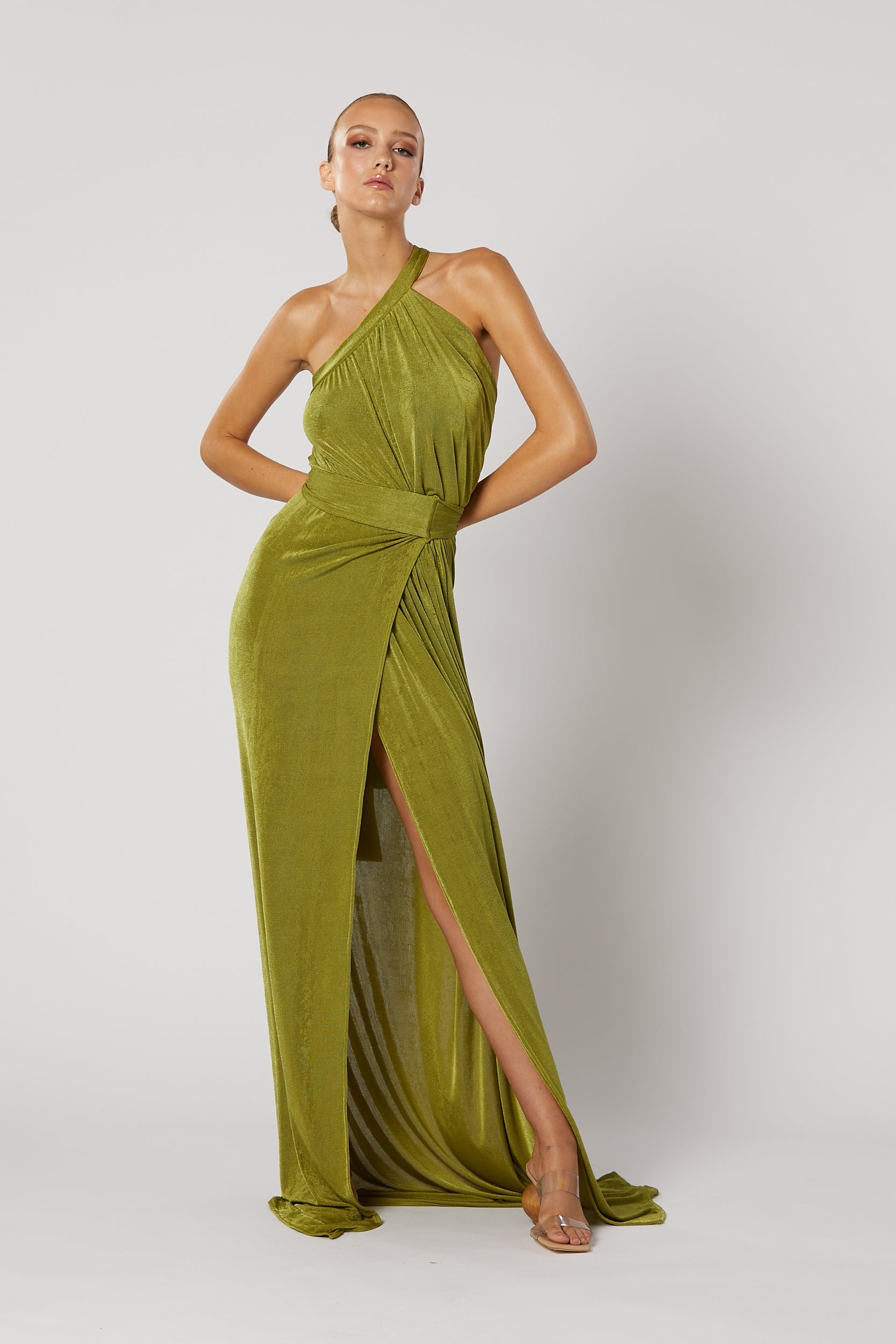 XENIA MAXI DRESS GREEN