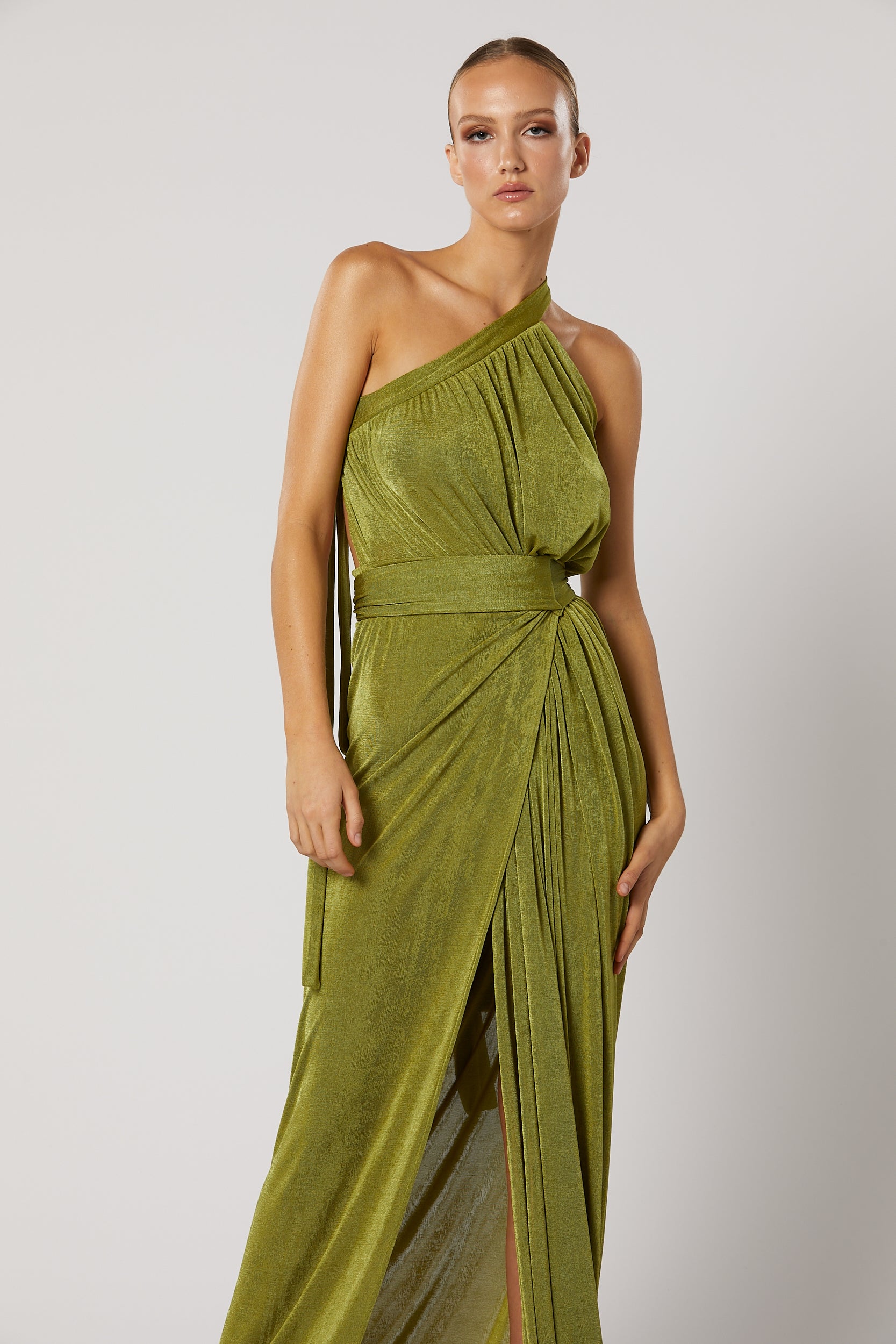 XENIA MAXI DRESS GREEN