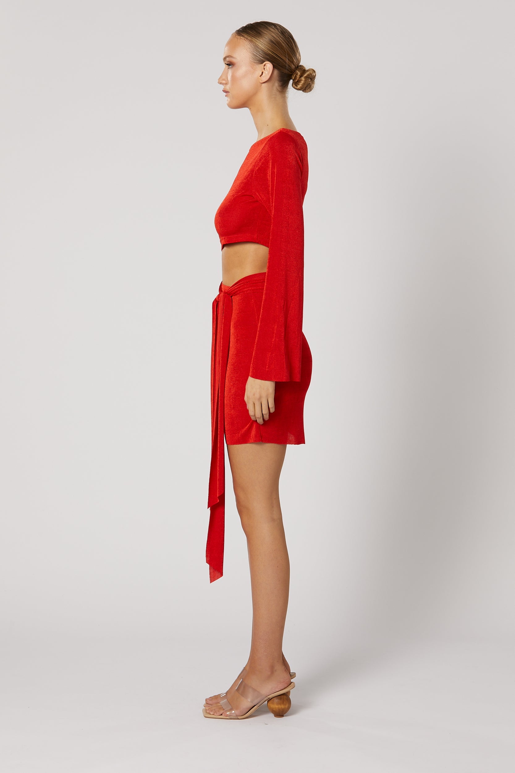 XENIA SHORT DRESS RED