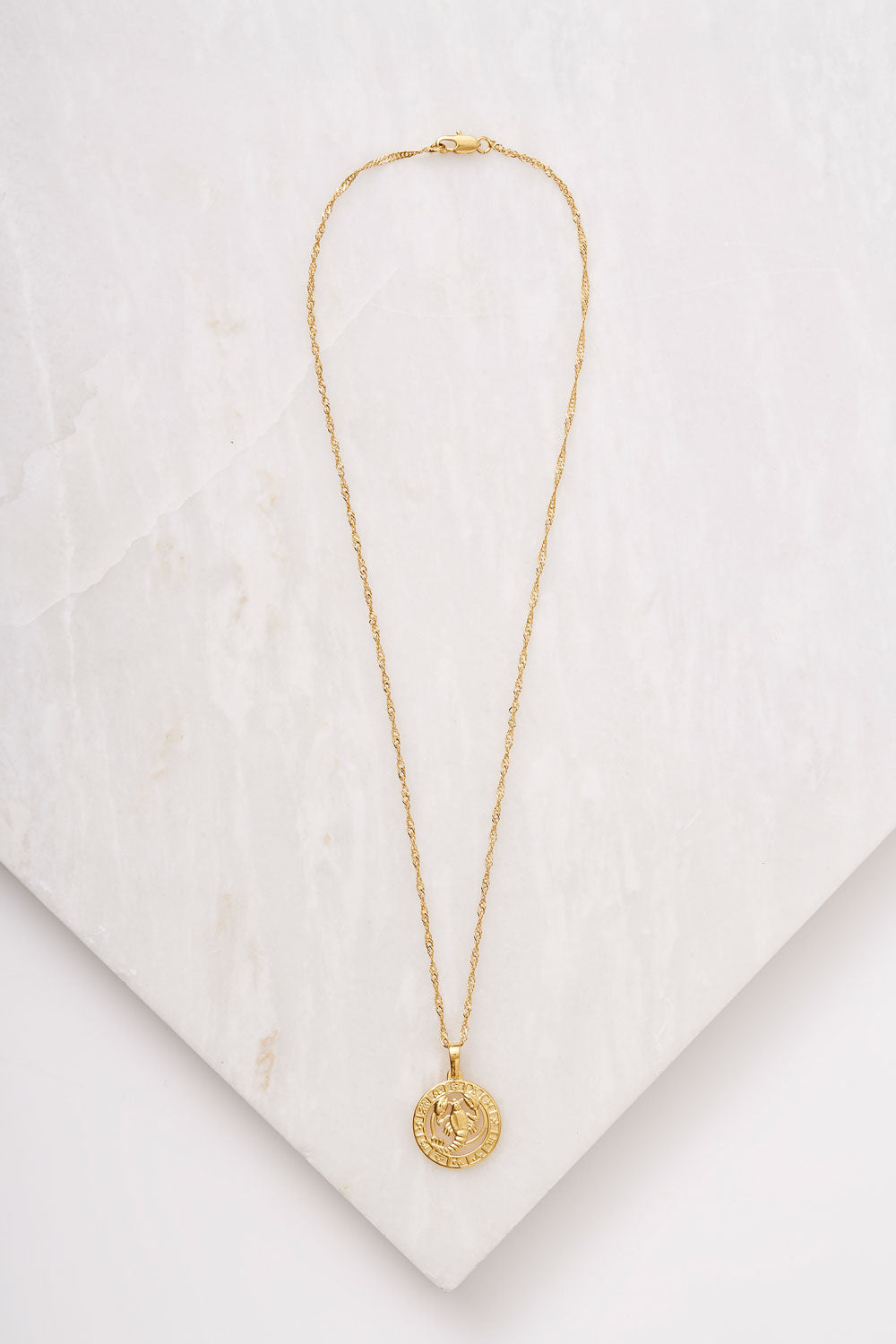 ZODIAC NECKLACE GOLD