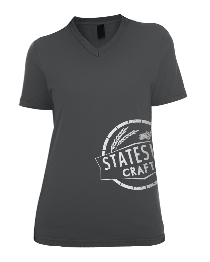 Stateside Crafts Black Crew T White Logo | Buy Craft Beer Shirts