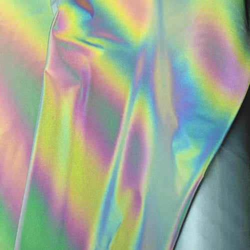 Black Rainbow Holographic/Shiny Nylon Spandex Mix Stretchy Fabric | Bow  making, DIY, Crafts, Clothing Waterproof Fabric | TheFabricDude 