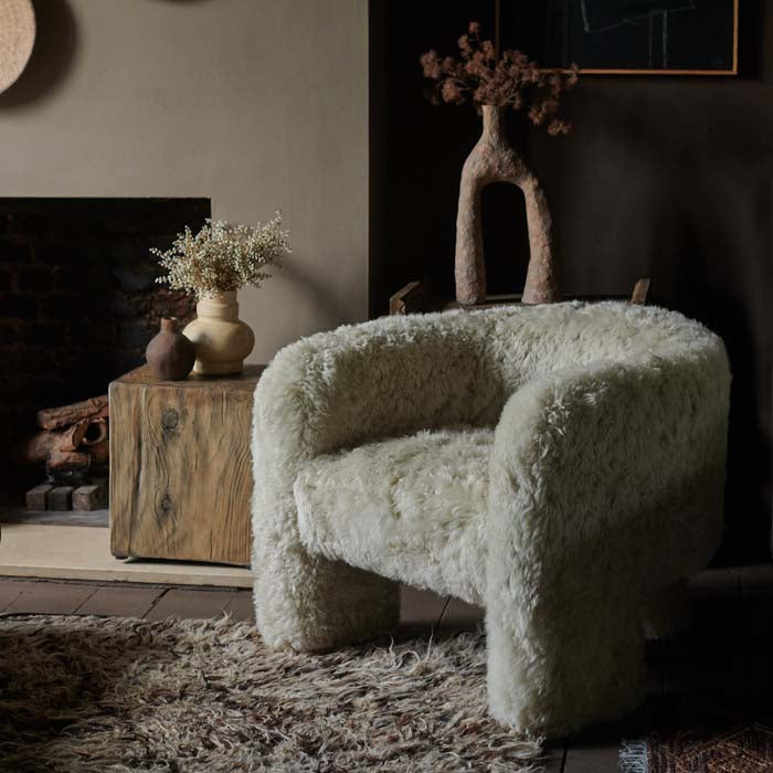 Mava Sheepskin Occasional Chair